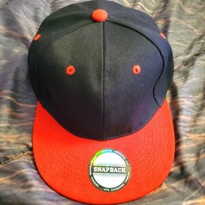 Black and Red Original Snapback Cap, NWT